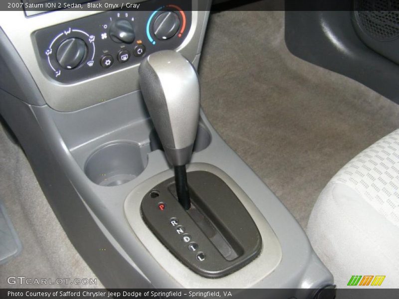 Black Onyx / Gray 2007 Saturn ION 2 Sedan