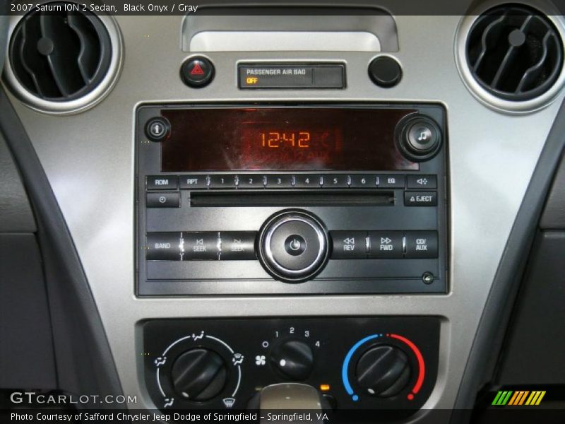 Black Onyx / Gray 2007 Saturn ION 2 Sedan