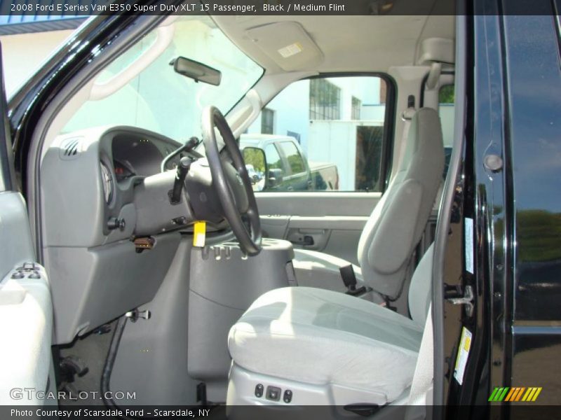Black / Medium Flint 2008 Ford E Series Van E350 Super Duty XLT 15 Passenger