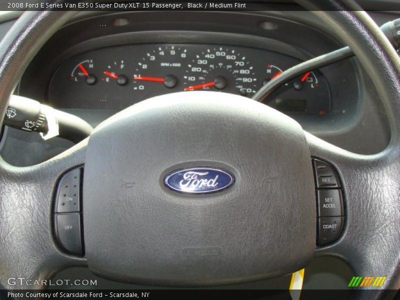 Black / Medium Flint 2008 Ford E Series Van E350 Super Duty XLT 15 Passenger