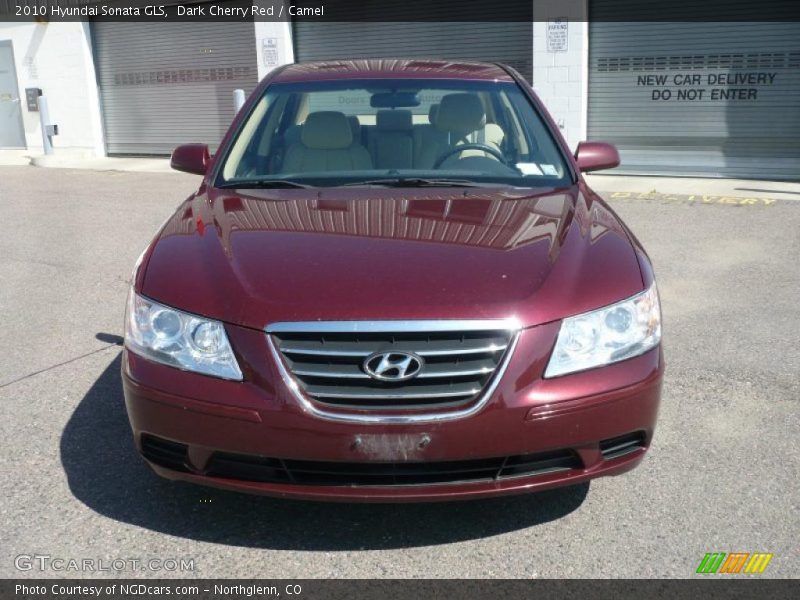 Dark Cherry Red / Camel 2010 Hyundai Sonata GLS