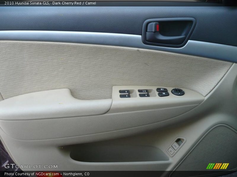 Dark Cherry Red / Camel 2010 Hyundai Sonata GLS