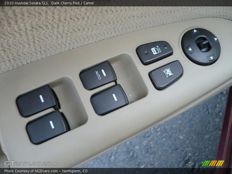 Dark Cherry Red / Camel 2010 Hyundai Sonata GLS