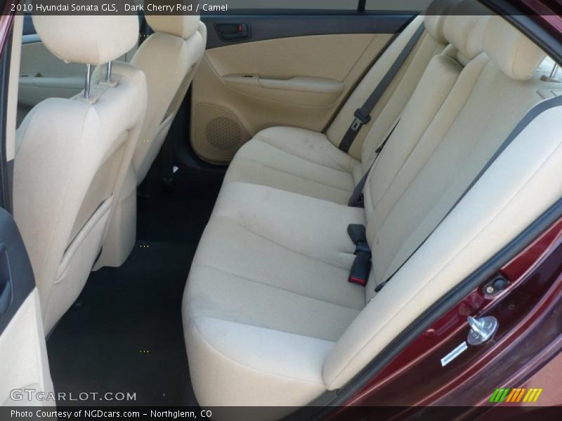Dark Cherry Red / Camel 2010 Hyundai Sonata GLS