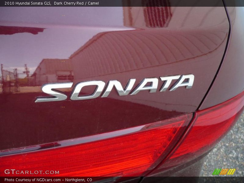 Dark Cherry Red / Camel 2010 Hyundai Sonata GLS