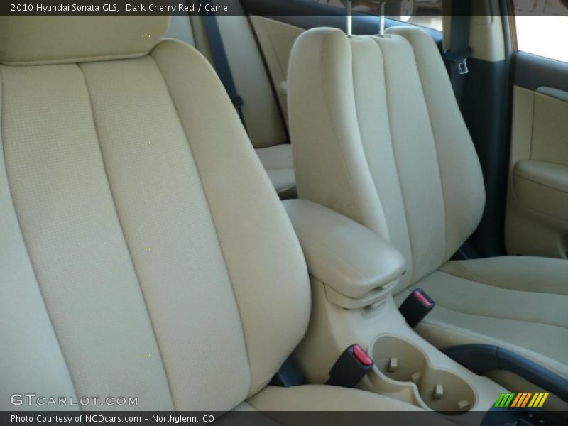 Dark Cherry Red / Camel 2010 Hyundai Sonata GLS