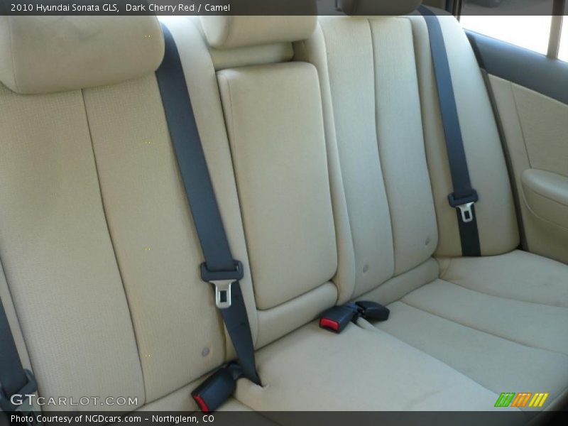 Dark Cherry Red / Camel 2010 Hyundai Sonata GLS