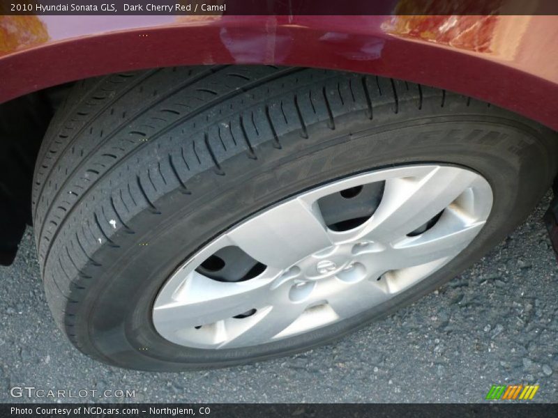 Dark Cherry Red / Camel 2010 Hyundai Sonata GLS
