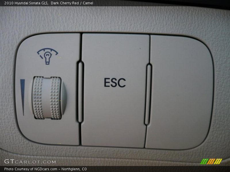 Dark Cherry Red / Camel 2010 Hyundai Sonata GLS