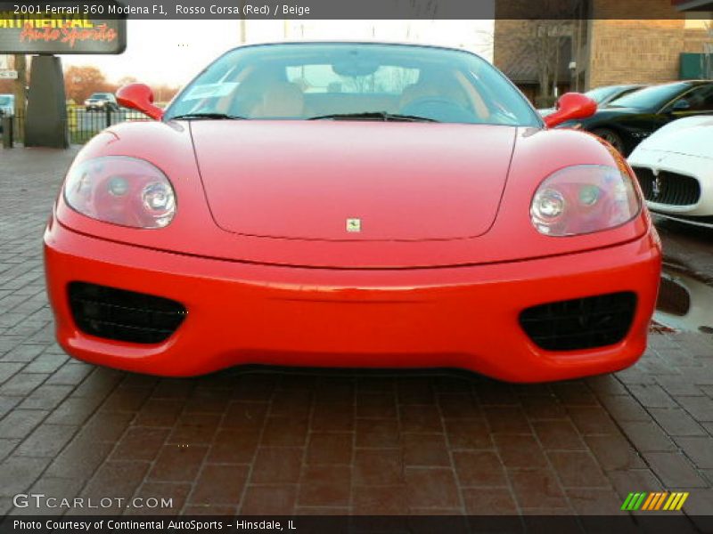 Rosso Corsa (Red) / Beige 2001 Ferrari 360 Modena F1