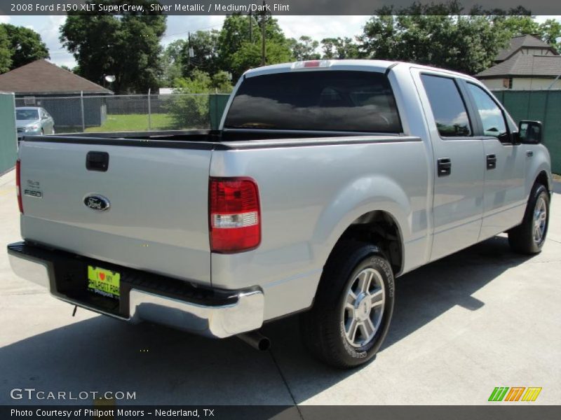 Silver Metallic / Medium/Dark Flint 2008 Ford F150 XLT SuperCrew