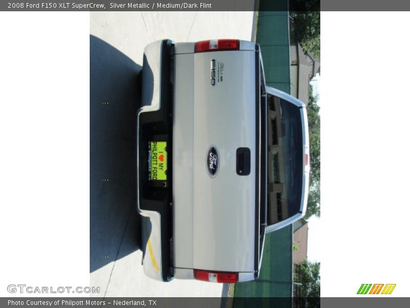 Silver Metallic / Medium/Dark Flint 2008 Ford F150 XLT SuperCrew