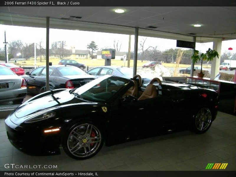 Black / Cuoio 2006 Ferrari F430 Spider F1