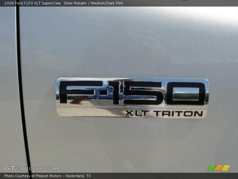 Silver Metallic / Medium/Dark Flint 2008 Ford F150 XLT SuperCrew