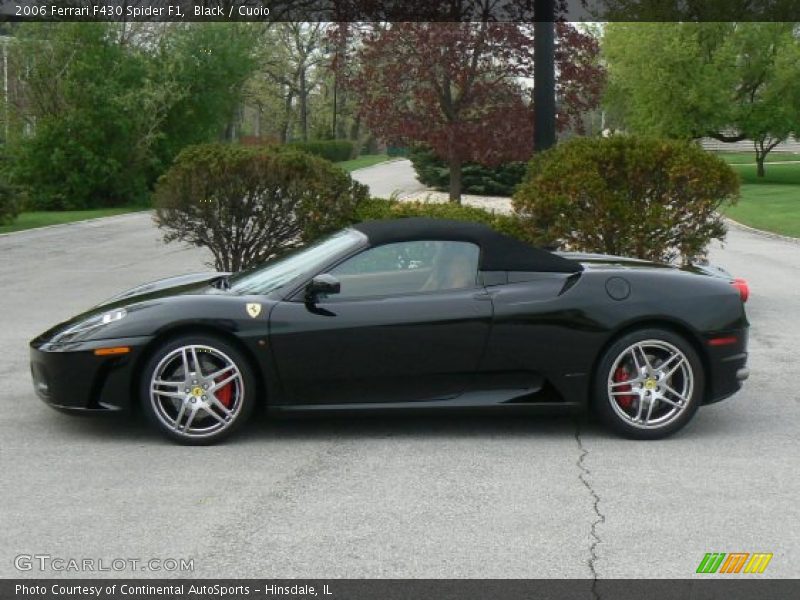 Black / Cuoio 2006 Ferrari F430 Spider F1