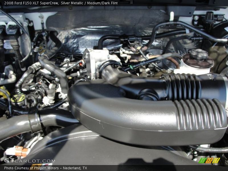Silver Metallic / Medium/Dark Flint 2008 Ford F150 XLT SuperCrew