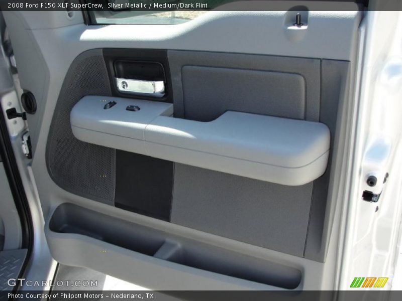 Silver Metallic / Medium/Dark Flint 2008 Ford F150 XLT SuperCrew