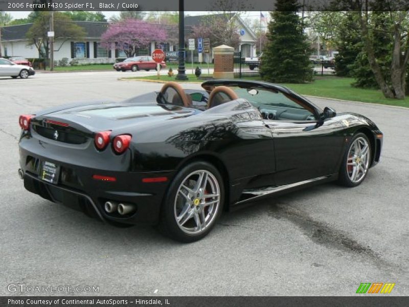 Black / Cuoio 2006 Ferrari F430 Spider F1