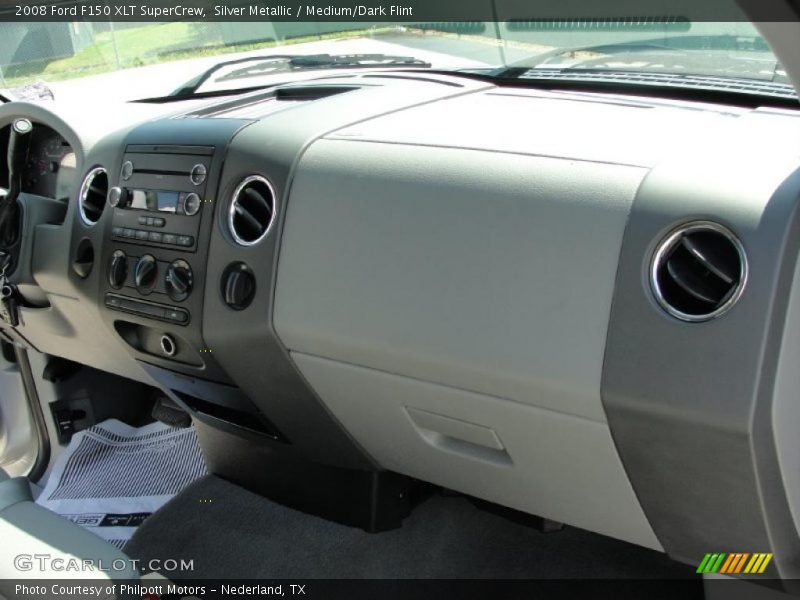 Silver Metallic / Medium/Dark Flint 2008 Ford F150 XLT SuperCrew