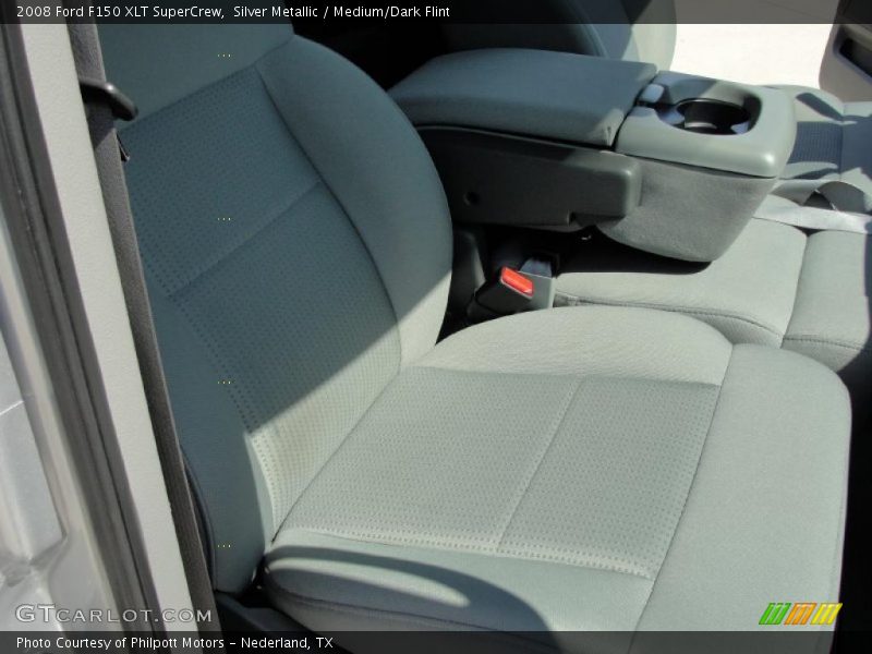 Silver Metallic / Medium/Dark Flint 2008 Ford F150 XLT SuperCrew