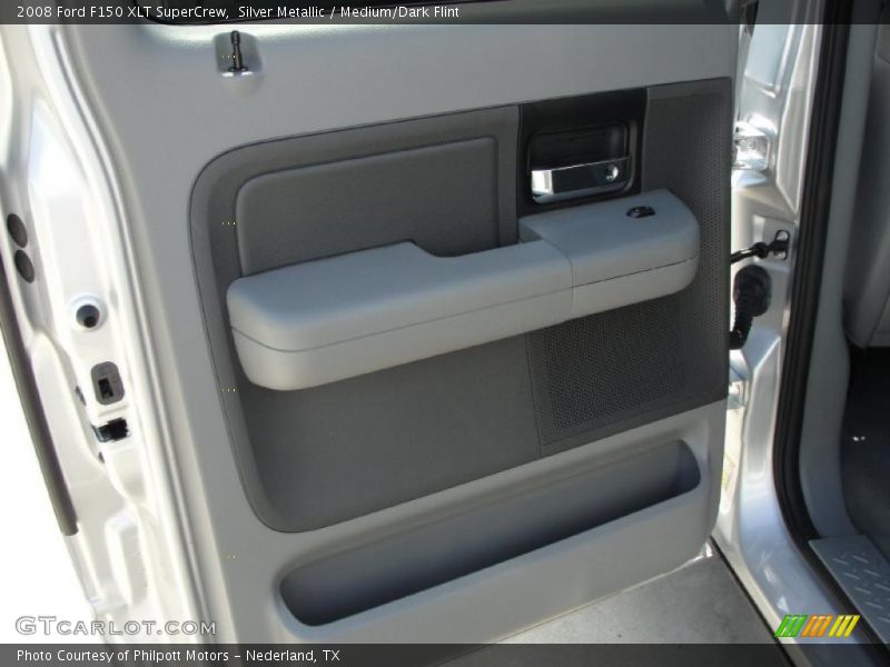 Silver Metallic / Medium/Dark Flint 2008 Ford F150 XLT SuperCrew