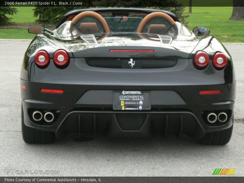 Black / Cuoio 2006 Ferrari F430 Spider F1