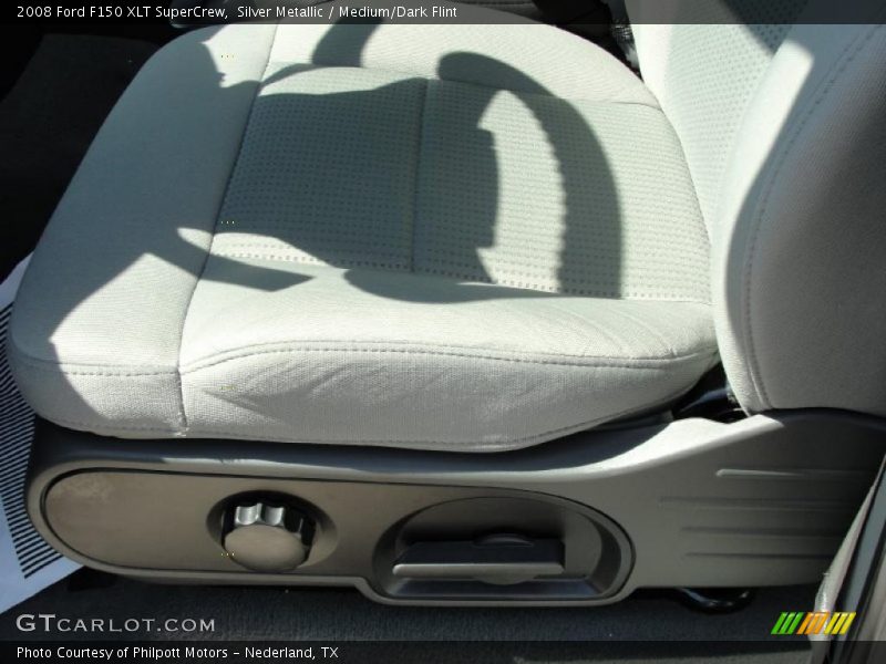 Silver Metallic / Medium/Dark Flint 2008 Ford F150 XLT SuperCrew