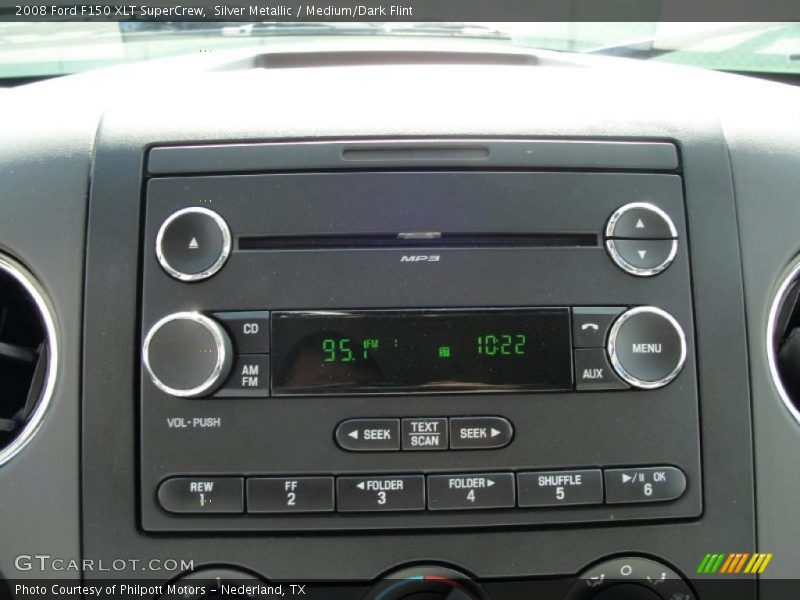 Silver Metallic / Medium/Dark Flint 2008 Ford F150 XLT SuperCrew