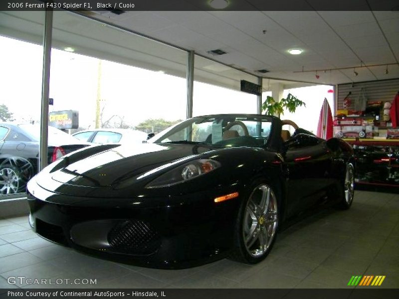 Black / Cuoio 2006 Ferrari F430 Spider F1