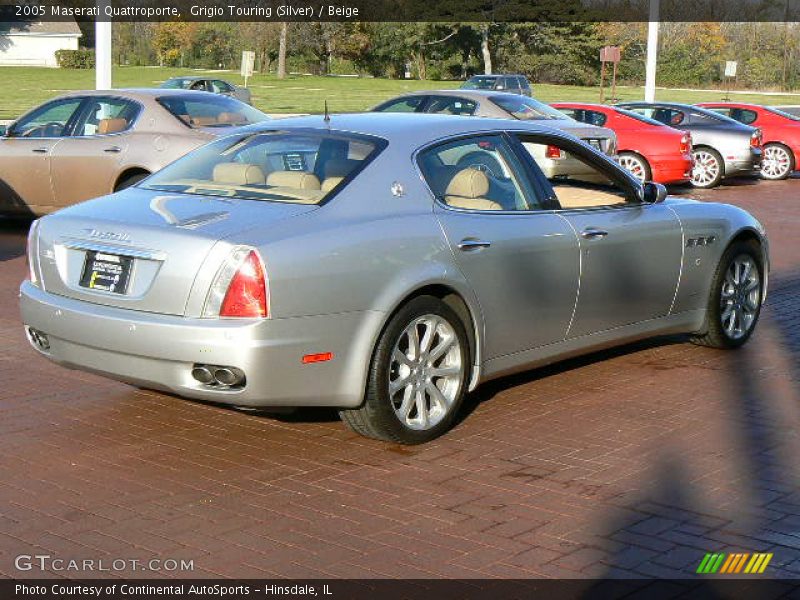 Grigio Touring (Silver) / Beige 2005 Maserati Quattroporte