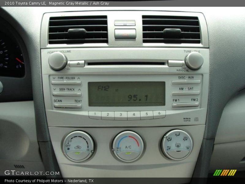 Magnetic Gray Metallic / Ash Gray 2010 Toyota Camry LE
