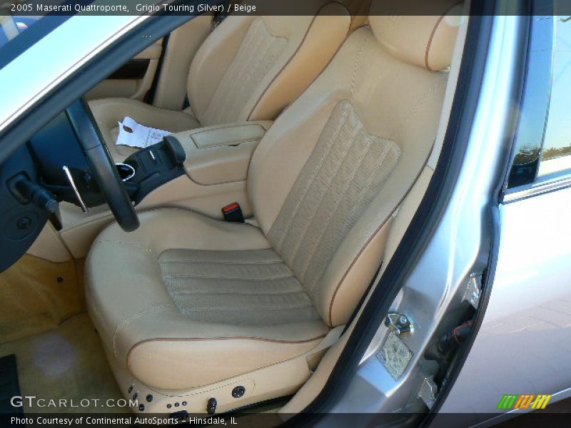 Grigio Touring (Silver) / Beige 2005 Maserati Quattroporte