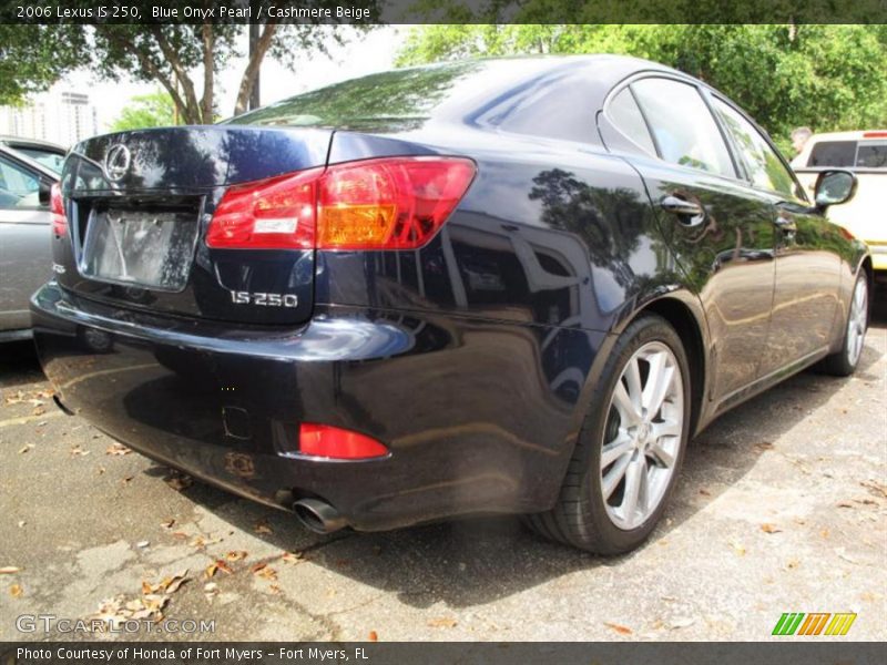 Blue Onyx Pearl / Cashmere Beige 2006 Lexus IS 250