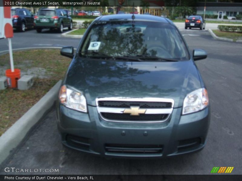 Wintergreen / Neutral 2010 Chevrolet Aveo LT Sedan