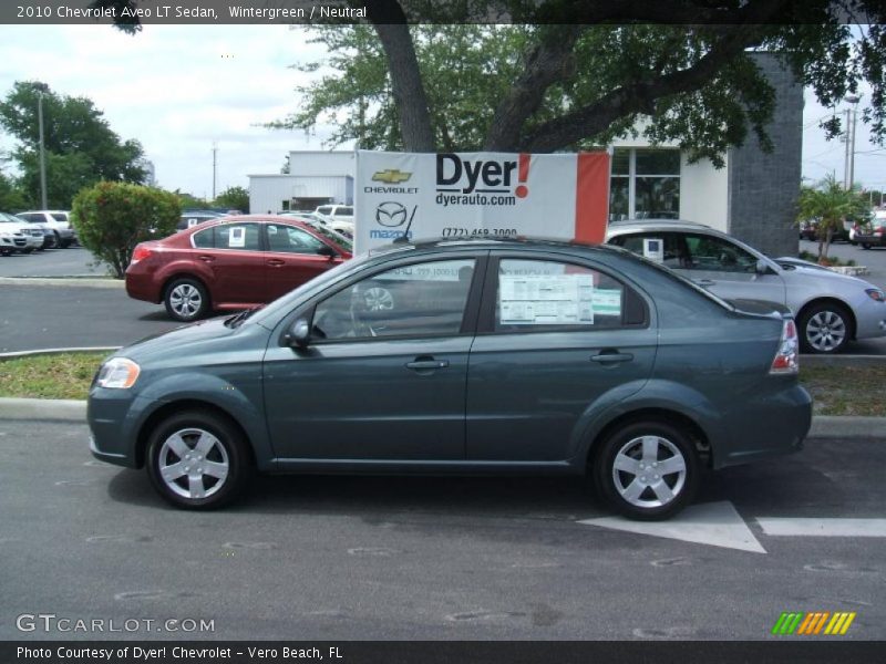 Wintergreen / Neutral 2010 Chevrolet Aveo LT Sedan