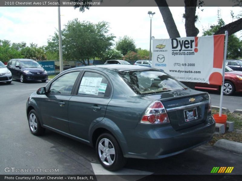 Wintergreen / Neutral 2010 Chevrolet Aveo LT Sedan