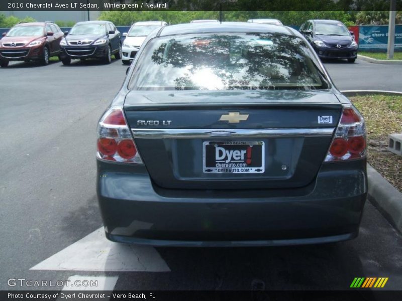 Wintergreen / Neutral 2010 Chevrolet Aveo LT Sedan