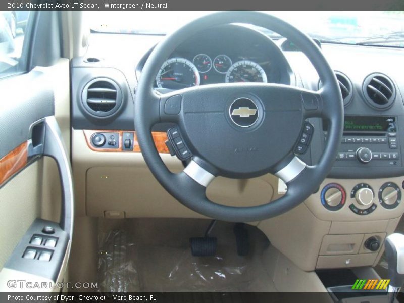 Wintergreen / Neutral 2010 Chevrolet Aveo LT Sedan