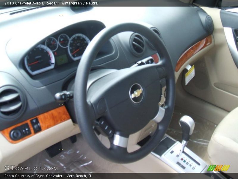 Wintergreen / Neutral 2010 Chevrolet Aveo LT Sedan