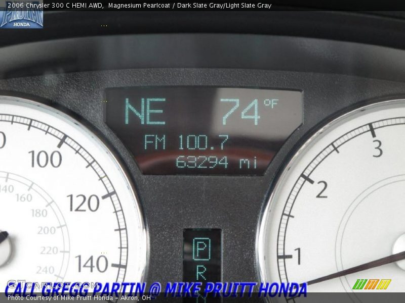 Magnesium Pearlcoat / Dark Slate Gray/Light Slate Gray 2006 Chrysler 300 C HEMI AWD