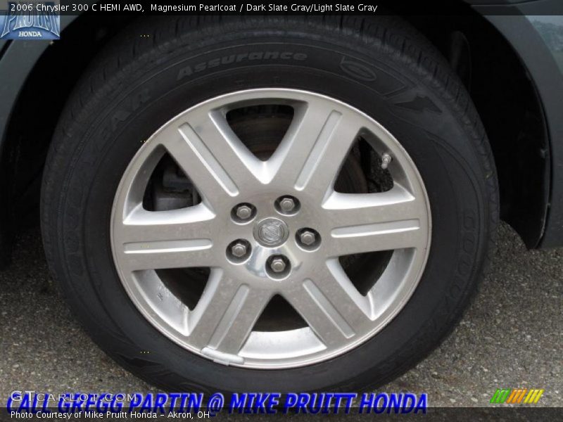 Magnesium Pearlcoat / Dark Slate Gray/Light Slate Gray 2006 Chrysler 300 C HEMI AWD