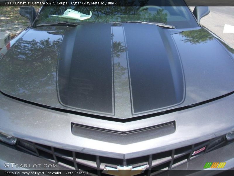 Cyber Gray Metallic / Black 2010 Chevrolet Camaro SS/RS Coupe