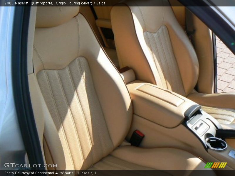 Grigio Touring (Silver) / Beige 2005 Maserati Quattroporte