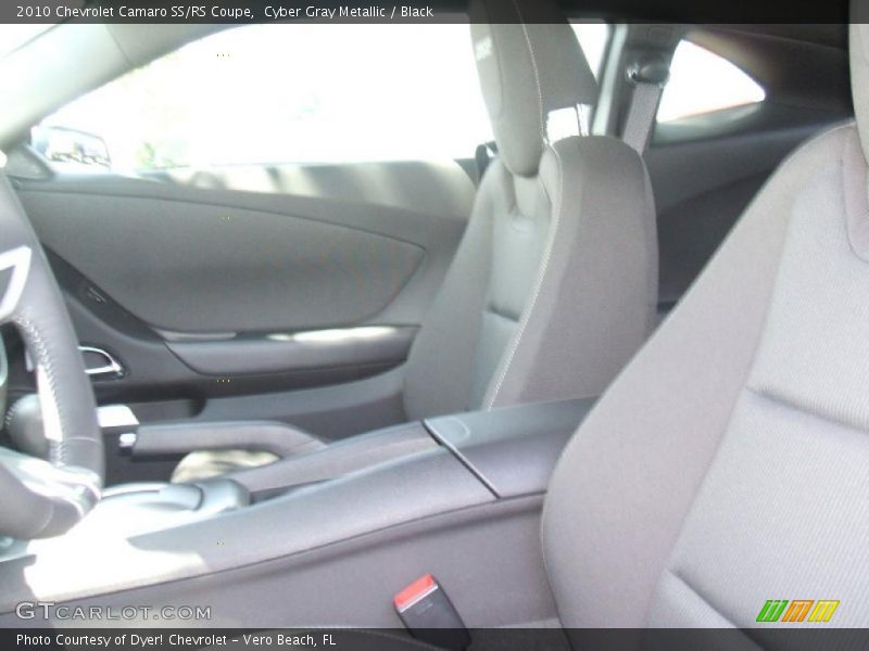 Cyber Gray Metallic / Black 2010 Chevrolet Camaro SS/RS Coupe