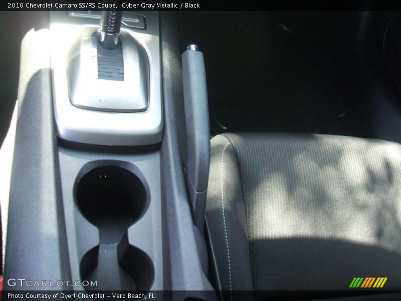 Cyber Gray Metallic / Black 2010 Chevrolet Camaro SS/RS Coupe