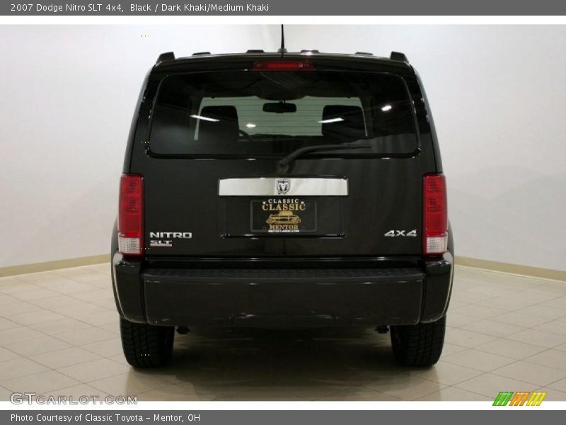 Black / Dark Khaki/Medium Khaki 2007 Dodge Nitro SLT 4x4
