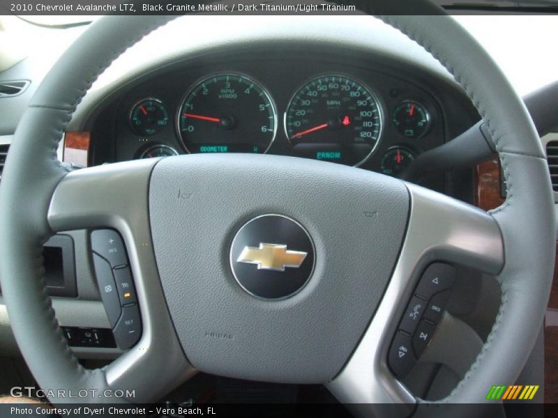 Black Granite Metallic / Dark Titanium/Light Titanium 2010 Chevrolet Avalanche LTZ