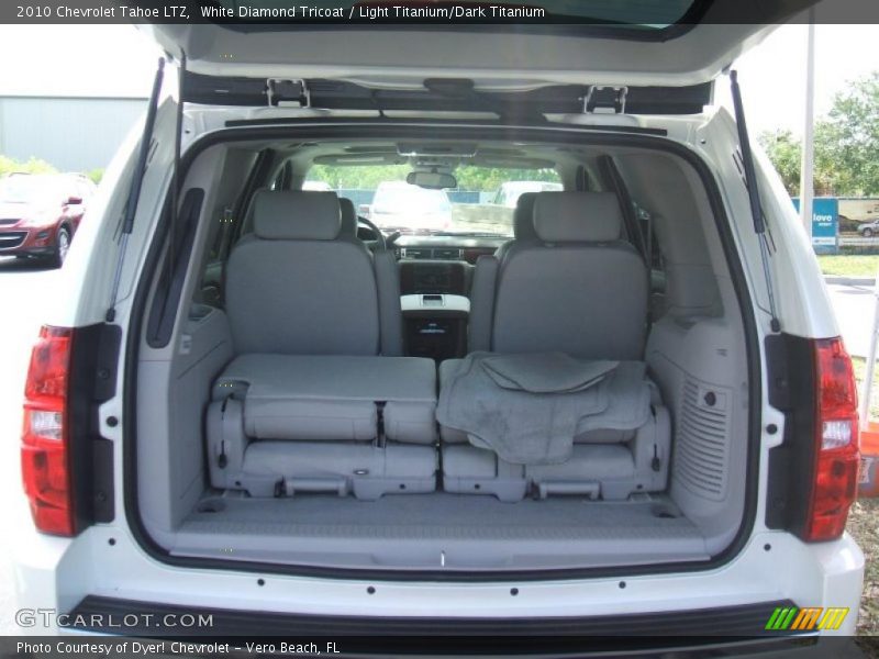 White Diamond Tricoat / Light Titanium/Dark Titanium 2010 Chevrolet Tahoe LTZ