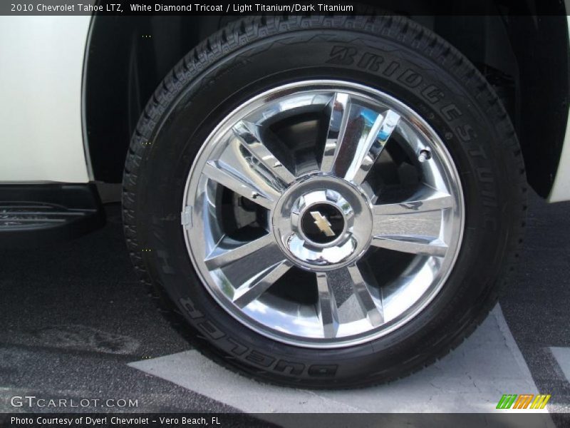 White Diamond Tricoat / Light Titanium/Dark Titanium 2010 Chevrolet Tahoe LTZ