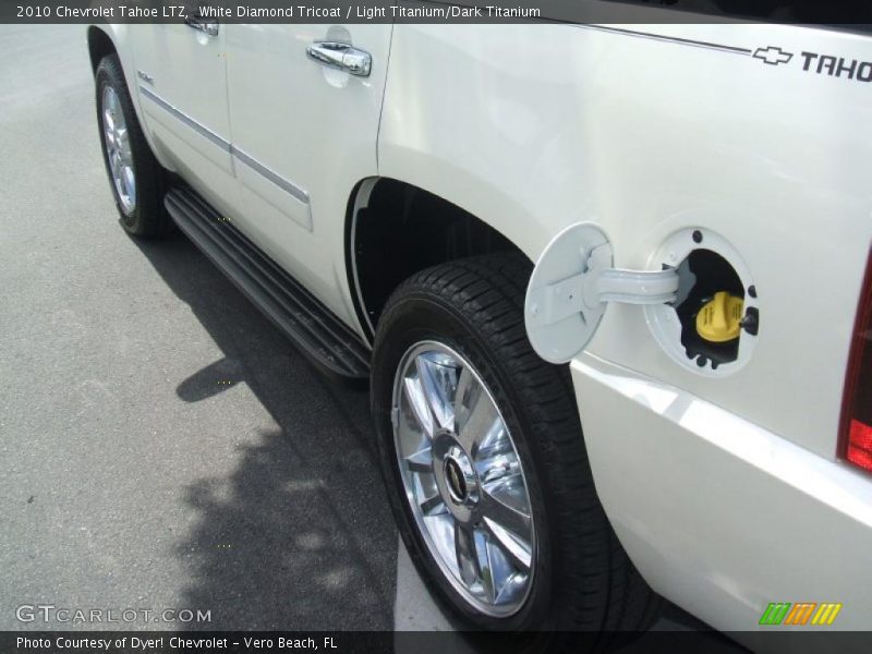 White Diamond Tricoat / Light Titanium/Dark Titanium 2010 Chevrolet Tahoe LTZ